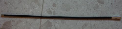 birmingham 1952 very interesting solid silver and ebony st john ambulance swagger stick