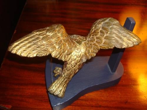 19thc gilt cast brass eagle from the personal collection of belinda gentle