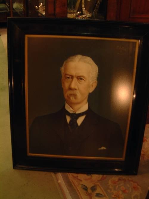 edwardian pastel portrait of a gentleman